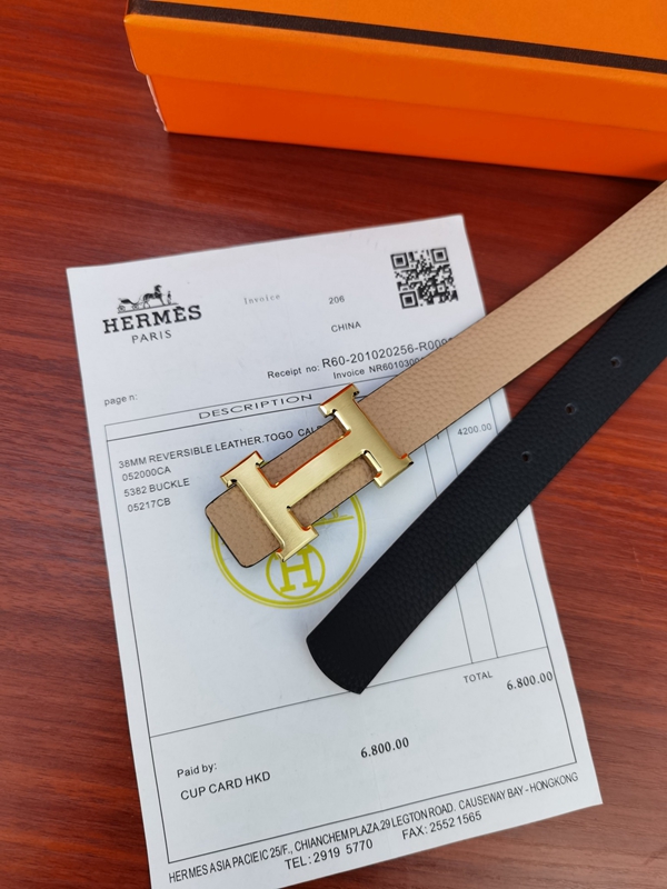 エルメス激安ベルト角部分ディテール